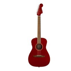 Fender California Classic Malibu Electro-Acoustic Guitar 0970922215 - Hot Rod Red Metallic