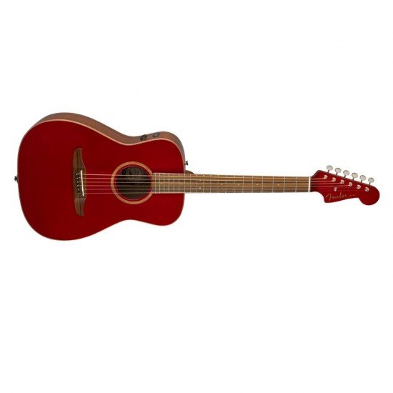 Fender California Classic Malibu Electro-Acoustic Guitar 0970922215 - Hot Rod Red Metallic Fender California Classic Malibu Electro-Acoustic Guitar 0970922215 - Hot Rod Red Metallic