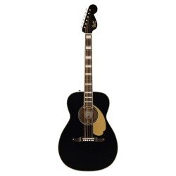 Fender Model #: 0971022306 California Vintage Malibu with Case, Gold Pickguard, Matching Headstock, Black