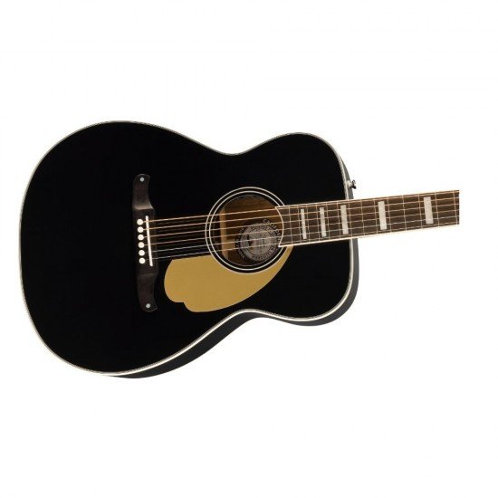 Fender Model #: 0971022306 California Vintage Malibu with Case, Gold Pickguard, Matching Headstock, Black Fender Model #: 0971022306 California Vintage Malibu with Case, Gold Pickguard, Matching Headstock, Black
