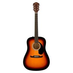 Fender FA 125 Sunburst  0971110732 Dreadnought Acoustic Guitar Package