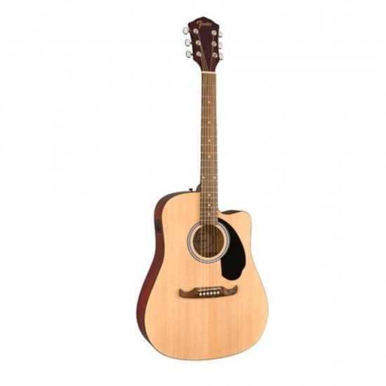 Fender 0971113221 - FA-125CE Dreadnought Acoustic Guitar with Walnut Fingerboard - Natural Fender 0971113221 - FA-125CE Dreadnought Acoustic Guitar with Walnut Fingerboard - Natural