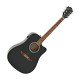 Fender FA-125 Dreadnought Acoustic Guitar Black Fender FA-125 Dreadnought Acoustic Guitar Black