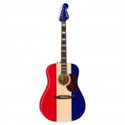 Fender 0971712398 Buck Owens Kingman Electric Guitar - Red White and Blue 
