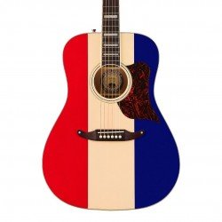 Fender 0971712398 Buck Owens Kingman Electric Guitar - Red White and Blue 
