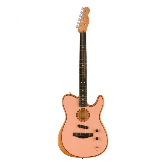 Fender Limited Edition American Acoustasonic Telecaster 972013256 Acoustic Guitar - Shell Pink Fender Limited Edition American Acoustasonic Telecaster 972013256 Acoustic Guitar - Shell Pink