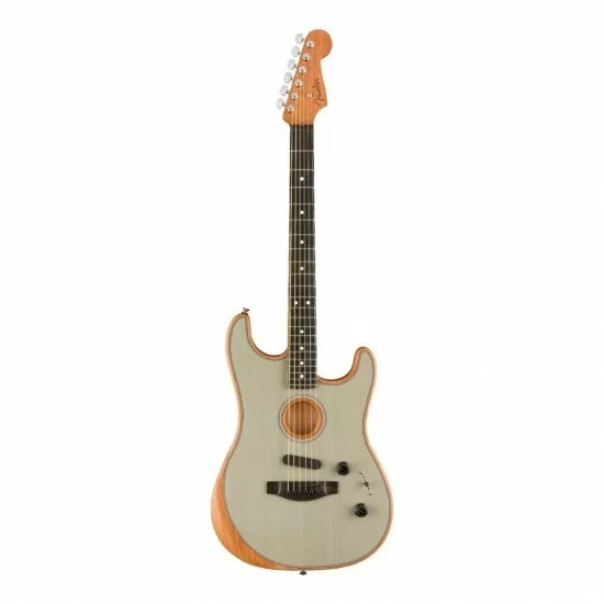 Fender American Acoustasonic Stratocaster 972023272 Electric Guitar - Transparent Sonic Blue Fender American Acoustasonic Stratocaster 972023272 Electric Guitar - Transparent Sonic Blue