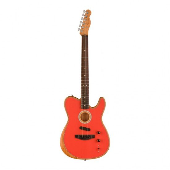 Fender Limited Edition Acoustasonic Player Telecaster 972313140 Acoustic Guitar - Fiesta Red Fender Limited Edition Acoustasonic Player Telecaster 972313140 Acoustic Guitar - Fiesta Red