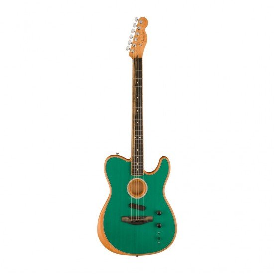 Fender Limited Edition American Acoustasonic Telecaster 972313199 Acoustic Guitar - Aqua Teal Fender Limited Edition American Acoustasonic Telecaster 972313199 Acoustic Guitar - Aqua Teal