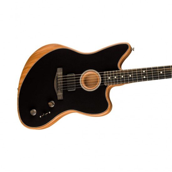 Fender Limited Edition American Acoustasonic Jazzmaster 972313206 Electric Guitar - Black Fender Limited Edition American Acoustasonic Jazzmaster 972313206 Electric Guitar - Black