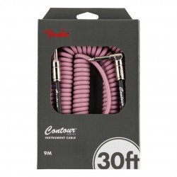 Fender 0990573066 Contour Series Coil Instrument Cables - Burgundy Mist