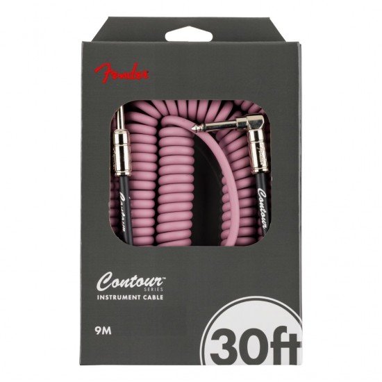 Fender 0990573066 Contour Series Coil Instrument Cables - Burgundy Mist Fender 0990573066 Contour Series Coil Instrument Cables - Burgundy Mist