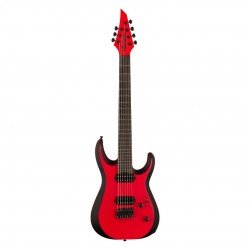 Jackson 2910003539 Pro Plus Series Electric Guitar - Red with Black Bevels