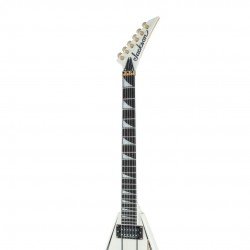 Jackson 2914312557 Pro Series Rhoads Electric Guitar - Ivory with Black Pinstripes