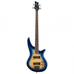 Jackson 2919007558 JS Series Spectra Bass Guitar - Amber Blue Burst