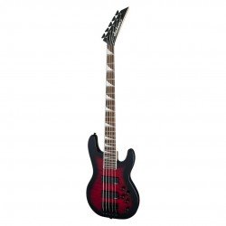 Jackson 2919021502 JS Series Concert Bass Guitar - Transparent Red Burst