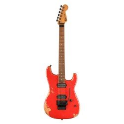 Charvel 2965201303 Pro-Mod Relic San Dimas Style 1 HH FR PF Electric Guitar - Weathered Black