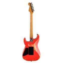 Charvel 2965201303 Pro-Mod Relic San Dimas Style 1 HH FR PF Electric Guitar - Weathered Black