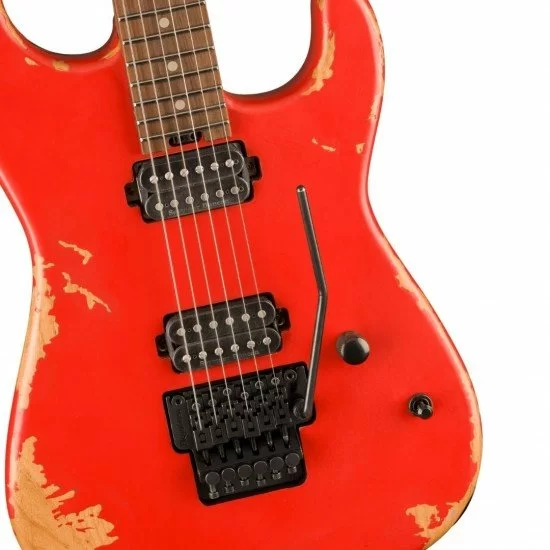 Charvel 2965201380 Pro-Mod Relic San Dimas® Style 1 HH FR PF Electric Guitar - Orange Charvel 2965201380 Pro-Mod Relic San Dimas® Style 1 HH FR PF Electric Guitar - Orange