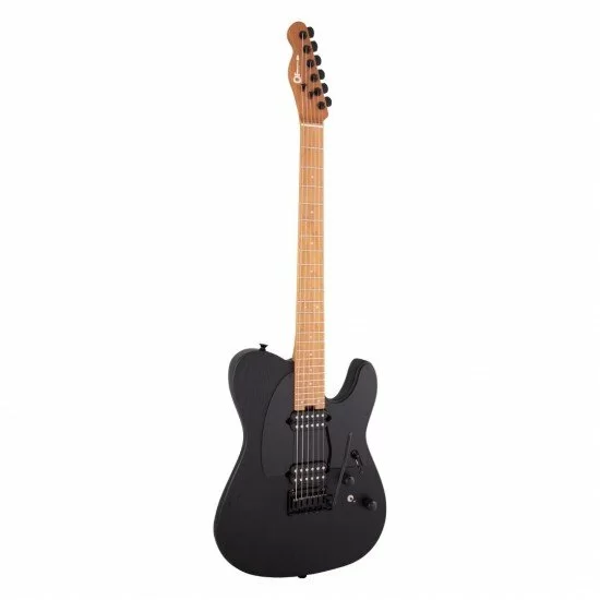 Charvel 2966511503 Pro-Mod So-Cal Style 2 24 HH 2PT CM Ash Electric Guitar - Black Ash Charvel 2966511503 Pro-Mod So-Cal Style 2 24 HH 2PT CM Ash Electric Guitar - Black Ash