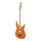 Charvel 2969431558 Pro-Mod DK24 HH FR M Mahogany with Quilt Maple Electric Guitar -  Dark Amber