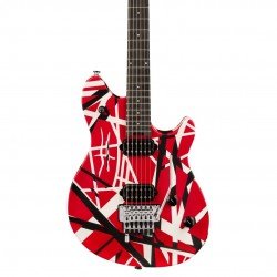 EVH 5107702315 Wolfgang® Special Striped Electric Guitar -  Red with Black and White Stripes