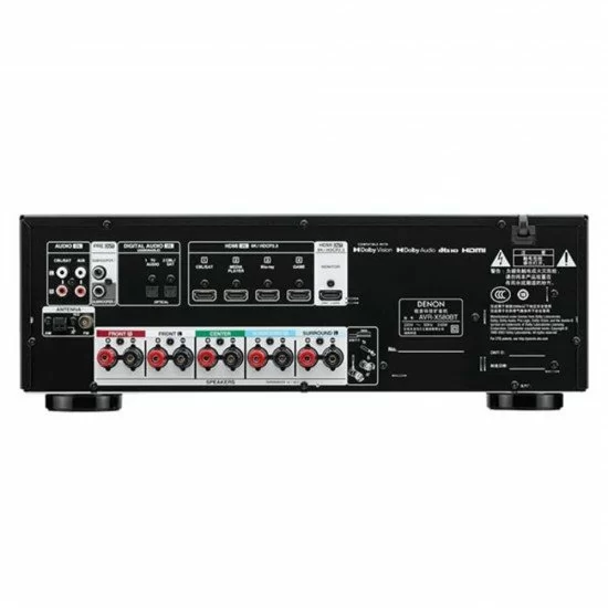 Denon AVRX580BTBKE2 AV Receiver - Black Denon AVRX580BTBKE2 AV Receiver - Black