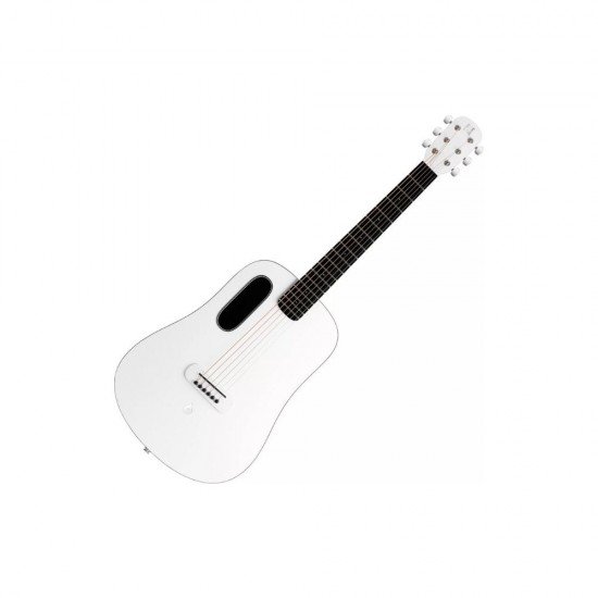LAVA ME Blue Lava 36″ Smart Guitar with Air Flow Bag – Sail White LAVA ME Blue Lava 36″ Smart Guitar with Air Flow Bag – Sail White