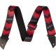  Jackson 2993258002® Strap with Double V Pattern, Black and Red 