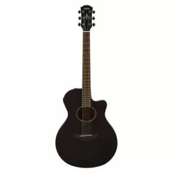Yamaha APX600M Thinline Cutaway Acoustic Electric Guitar - Smokey Black