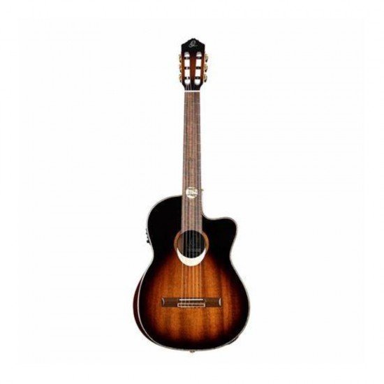 Ortega ECLIPSESU-C/E Classical Acoustic Electric Guitar - Brown Sunburst