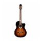 Ortega ECLIPSESU-C/E Classical Acoustic Electric Guitar - Brown Sunburst