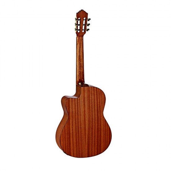Ortega ECLIPSESU-C/E Classical Acoustic Electric Guitar - Brown Sunburst