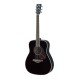 Yamaha FG720S Solid Top Acoustic Guitar Black Yamaha FG720S Solid Top Acoustic Guitar Black