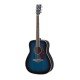 Yamaha FG720S Solid Top Acoustic Guitar Oriental Blue Burst Yamaha FG720S Solid Top Acoustic Guitar Oriental Blue Burst