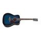 Yamaha FG720S Solid Top Acoustic Guitar Oriental Blue Burst Yamaha FG720S Solid Top Acoustic Guitar Oriental Blue Burst