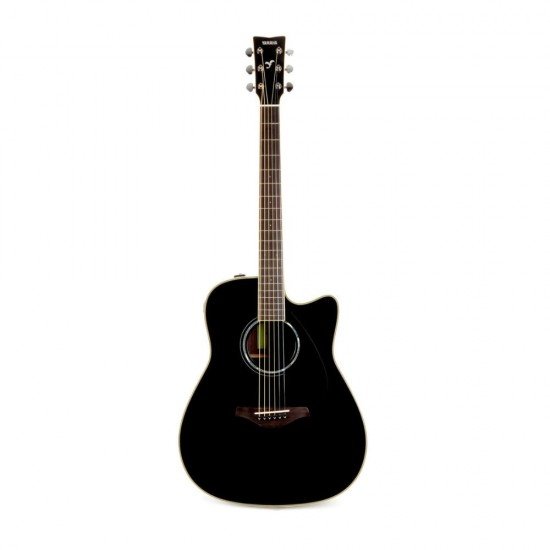 Yamaha FGX830C Dreadnought Cutaway Acoustic-electric Guitar - Black Yamaha FGX830C Dreadnought Cutaway Acoustic-electric Guitar - Black