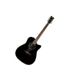 Yamaha FGX830C Dreadnought Cutaway Acoustic-electric Guitar - Black