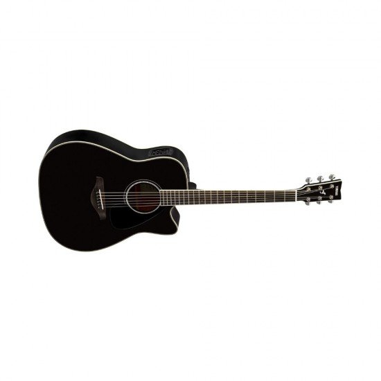 Yamaha FGX830C Dreadnought Cutaway Acoustic-electric Guitar - Black Yamaha FGX830C Dreadnought Cutaway Acoustic-electric Guitar - Black
