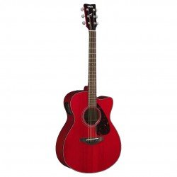 Yamaha FSX800C Concert Cutaway 6string Acoustic-electric Guitar-Ruby Red