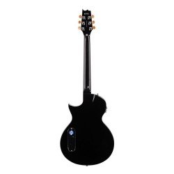 ESP LTD TL-6 Thinline Acoustic Guitar, Black Finish