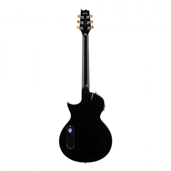 ESP LTD TL-6 Thinline Acoustic Guitar, Black Finish
