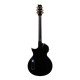 ESP LTD TL-6 Thinline Acoustic Guitar, Black Finish