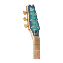 ESP LTD TL-6 Thinline Acoustic Guitar, Aqua Marine Burst Finish