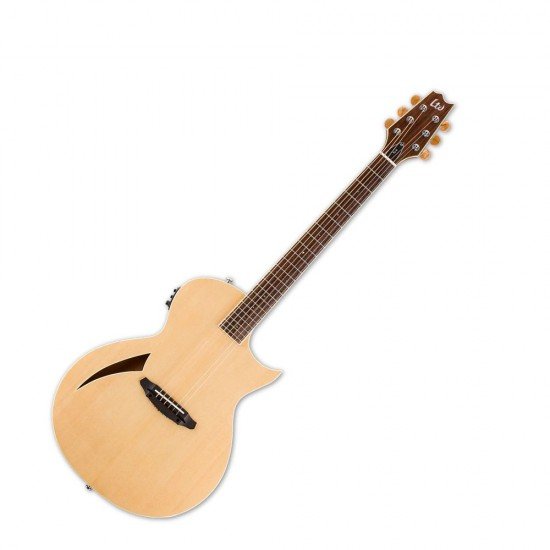 ESP LTD TL-6 Thinline Acoustic Guitar, Natural Finish ESP LTD TL-6 Thinline Acoustic Guitar, Natural Finish