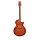 ESP LTD TL-6 Thinline Acoustic Guitar with Quilted Maple Top, Tiger Eye Burst Finish ESP LTD TL-6 Thinline Acoustic Guitar with Quilted Maple Top, Tiger Eye Burst Finish