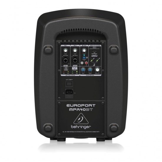 Behringer MPA40BT 40W Portable PA System Behringer MPA40BT 40W Portable PA System
