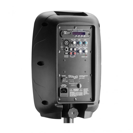Stagg 8" 2-Way Active Speaker with USB & Bluetooth Technology, 100 watts Peak Power Stagg 8" 2-Way Active Speaker with USB & Bluetooth Technology, 100 watts Peak Power