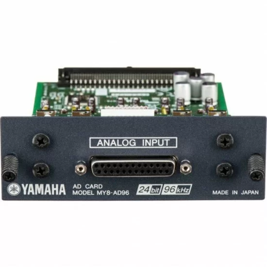 Yamaha MY8AD96 8-channel 96kHz Analog Input Card Yamaha MY8AD96 8-channel 96kHz Analog Input Card
