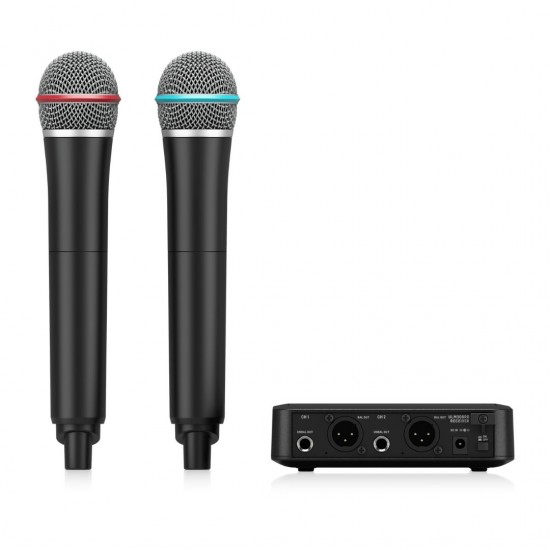 Behringer ULM302MIC Wireless Dual Handheld Microphone System Behringer ULM302MIC Wireless Dual Handheld Microphone System